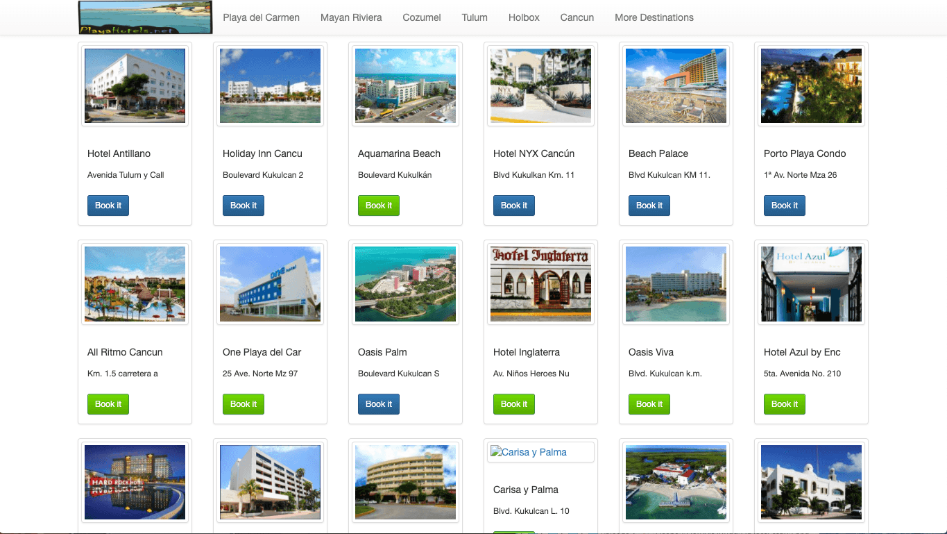 Playa Hotels net